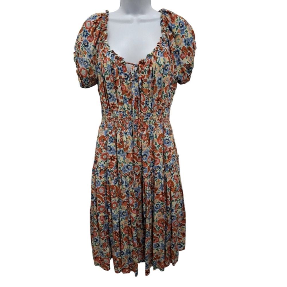 J.Crew Farmers Market Smocked Summer Dress Size 8